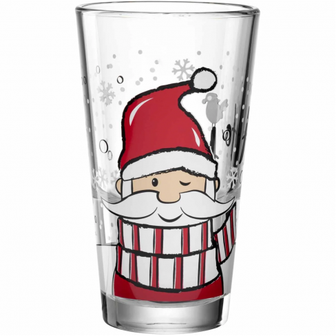 Чаша за безалкохолно с Дядо Коледа 330мл Santa